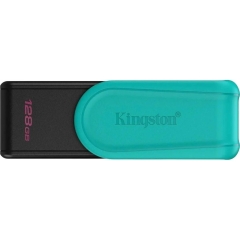 USB 3.2 128GB Kingston DataTraveler Exodia S чёрный/бирюзовый