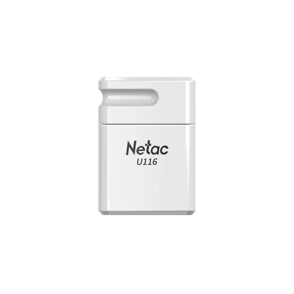 USB 32GB Netac U116 mini белый