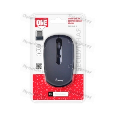 Мышь беспроводная Smartbuy 262AG ONE классическая USB бесшумная черный (1/40)