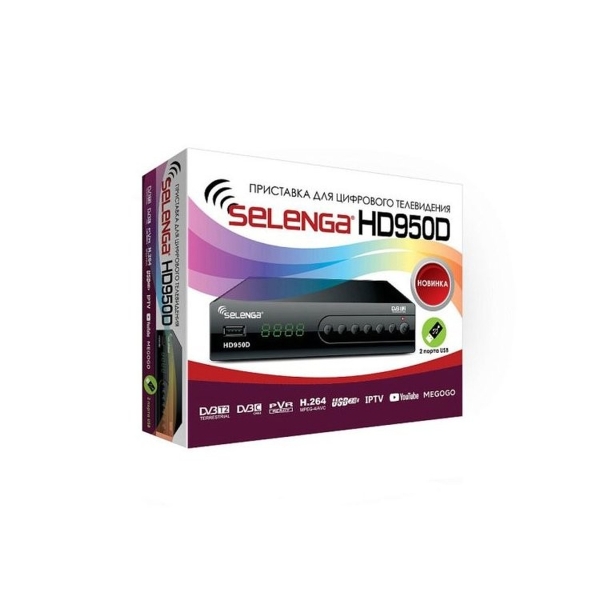 Цифровая приставка DVB-T2 Selenga HD950D (1/20)