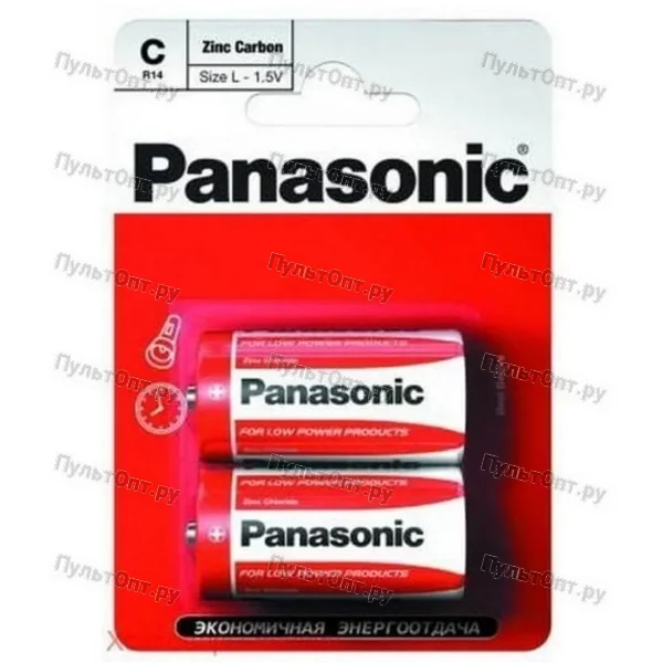 Эл. пит. C сол. BL2 Panasonic Zinc Carbon (24/120)