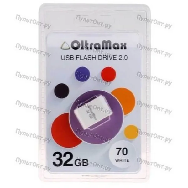 USB 32GB OltraMax 70 белый