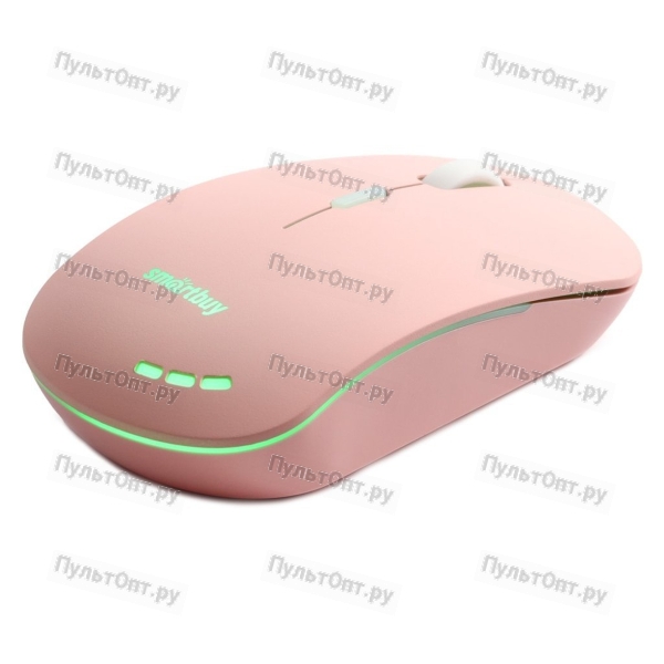 Мышь проводная Smartbuy 288 бесшумная розовый (1/40)