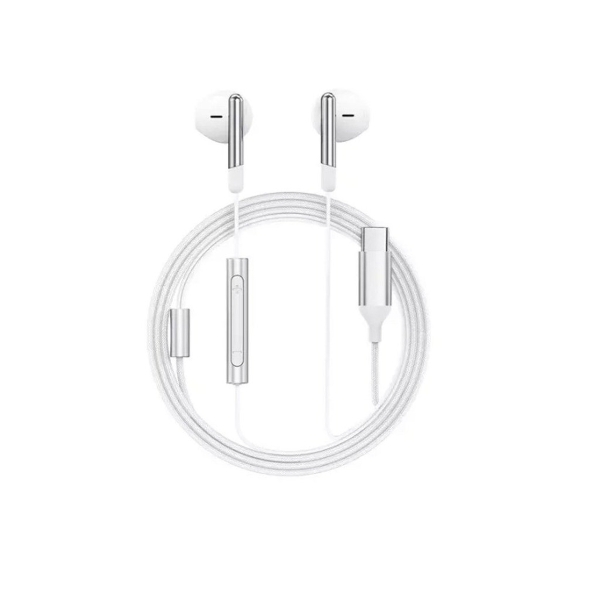 Наушники внутриканальные ACEFAST L3, микрофон, кабель Type-C, цвет: белый (1/24/192)