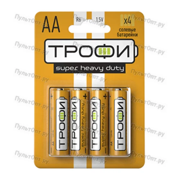 Эл. пит. AA сол. BL04 Трофи Extra Heavy Duty (40)