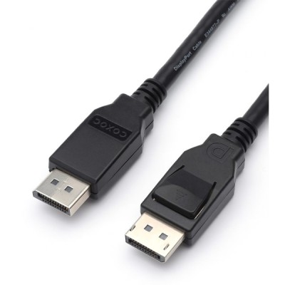 Кабель Atcom AT6121 DisplayPort (m)-DisplayPort (m) 1.8м силикон ver.1.4 черный в пакете (1/100)