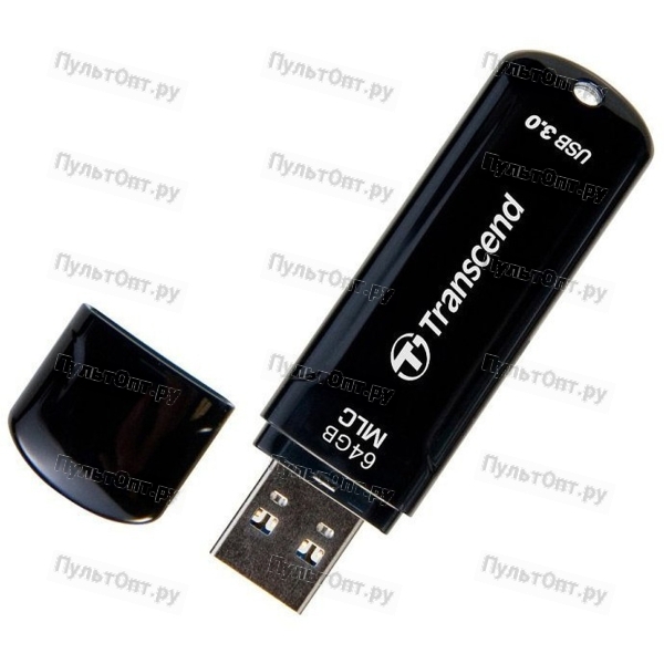 USB 3.0 64GB Transcend JetFlash 700 чёрный
