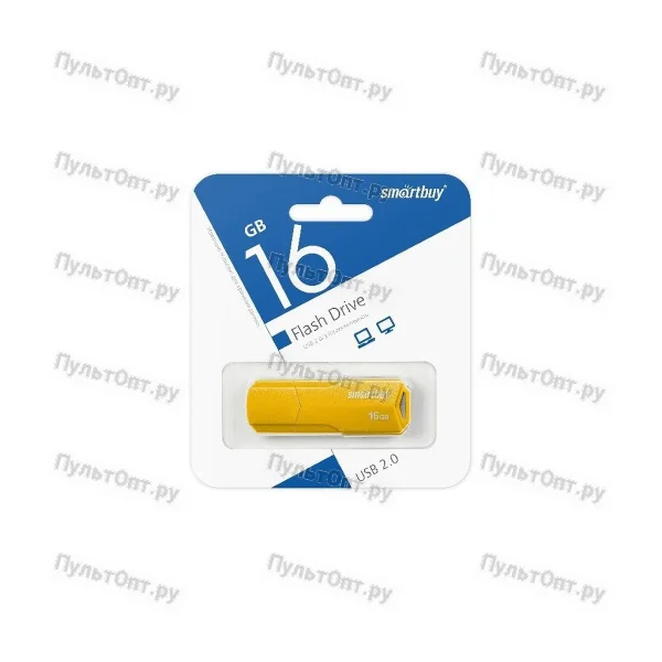 USB 16GB Smart Buy Clue жёлтый