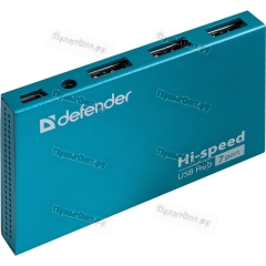 USB-Хаб Defender Septima Slim 7USB синий (1/100)