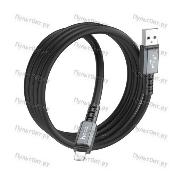 Кабель Hoco X85 Lightning (m)-Type-C (m) 1.0м 20W TPE черный (1/35/350)